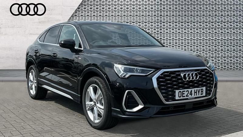 Black Used 2024 Audi Q3 Sportback S-Line SUV | £35,860 (A bit pricey) - Image 1/4