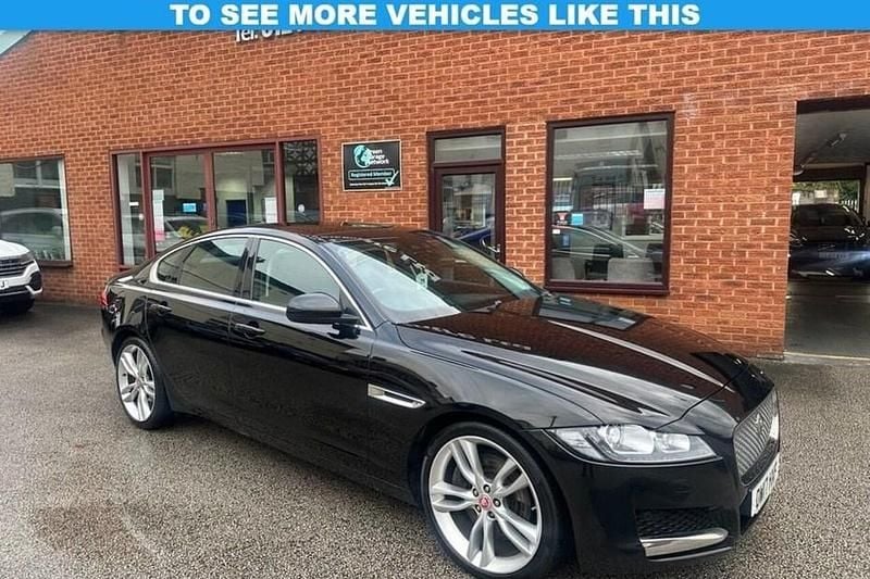 Black Used 2017 Jaguar XF Portfolio Sedan | £16,995 (Fair price) - Image 1/1