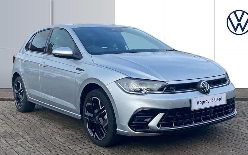 Silver Used 2025 VW Polo R-line Hatchback | £21,396 (Fair price) - Image 1/4