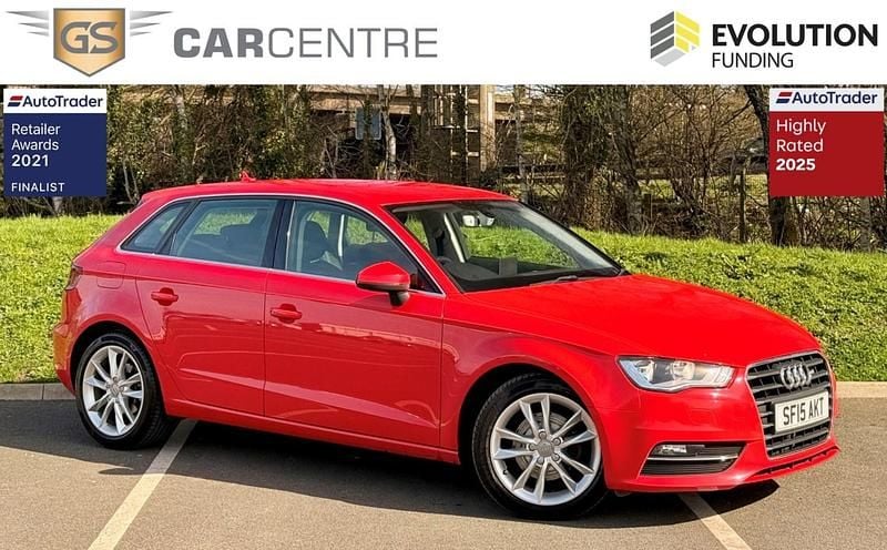 Used Audi A3 Sport 150 HP (110 kW) 2015 Red Hatchback
