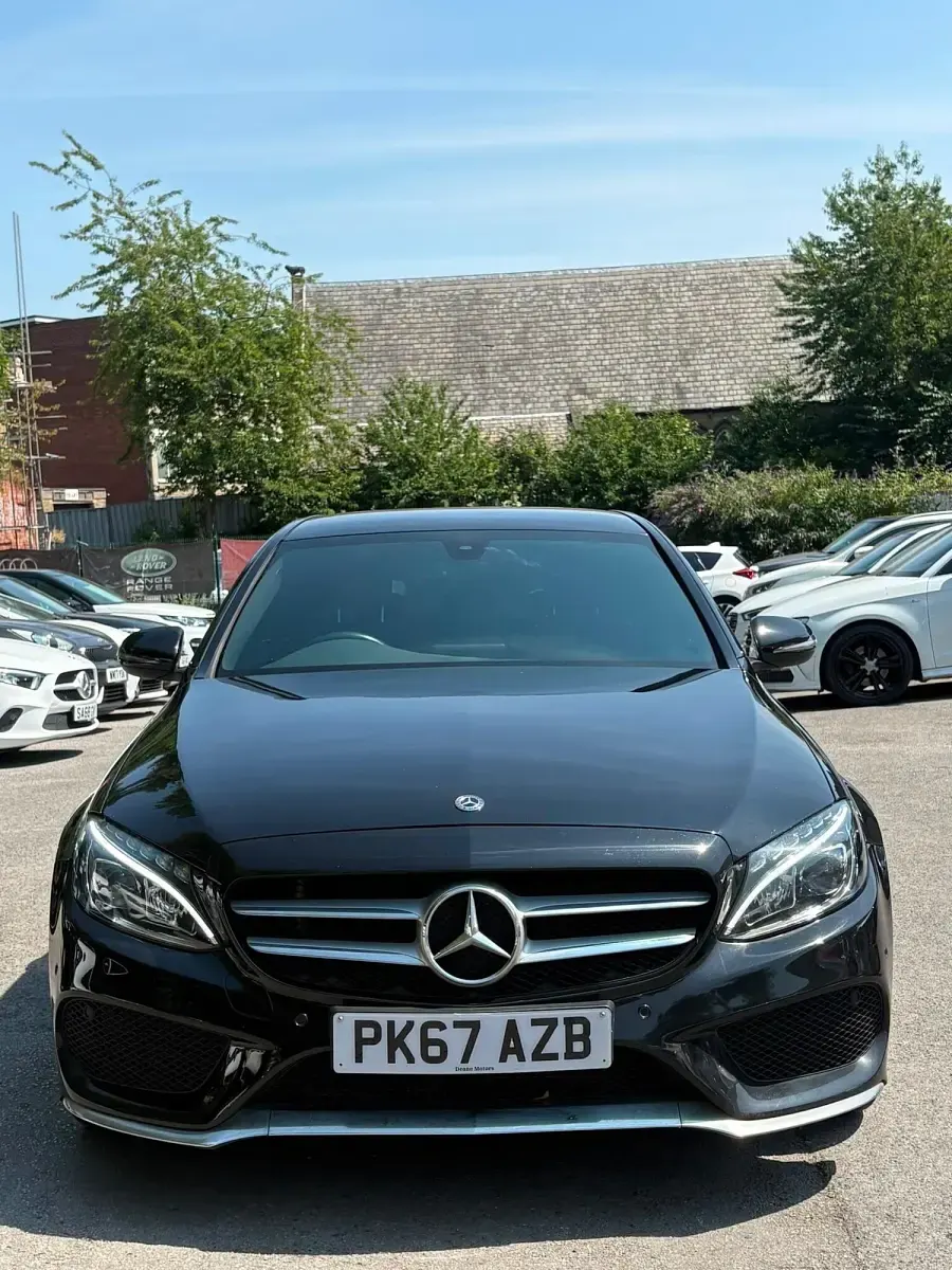 Used Mercedes C200 AMG line 2017 Black Sedan