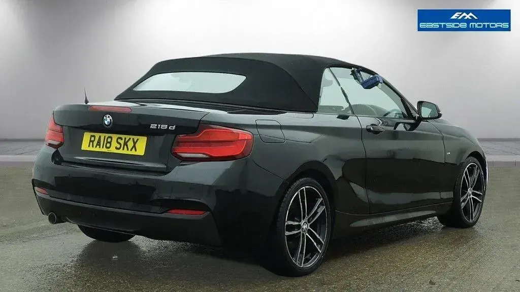 Used BMW 218 M Sport 2018 Black Cabriolet