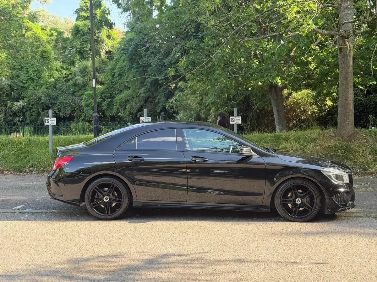Used Mercedes CLA180 AMG 122 HP (89 kW) 2015 Black Sedan