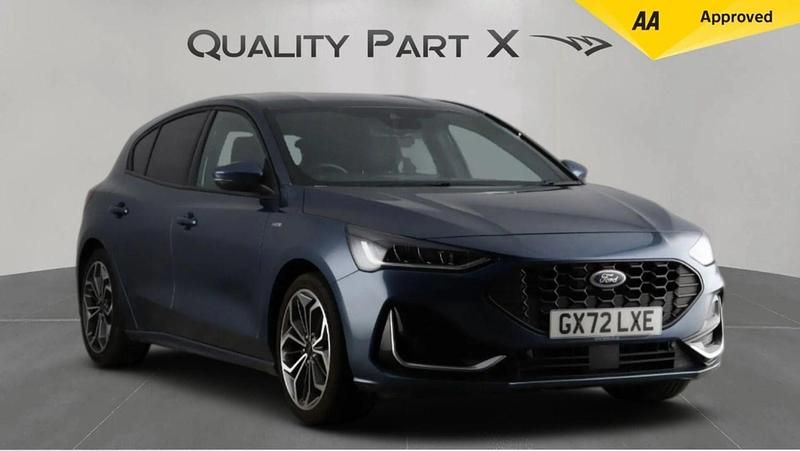 Used Ford Focus ST-Line 125 HP (91 kW) 2022 Blue Hatchback