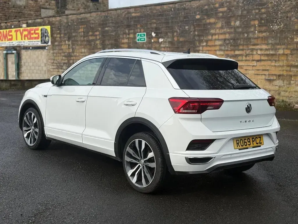 Used VW T-Roc R-line 150 HP (110 kW) 2019 White SUV
