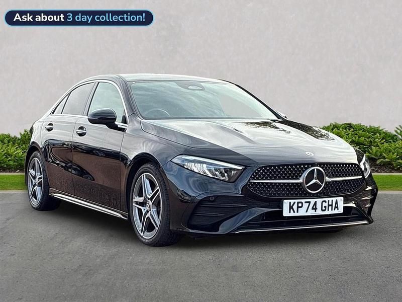 Black Used 2024 Mercedes A200 AMG Line Premium Sedan | £25,499 (Fair price) - Image 1/4