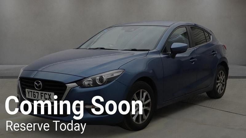 Begagnad Mazda 3 121 HK (88 kW) 2017 Blå Halvkombi