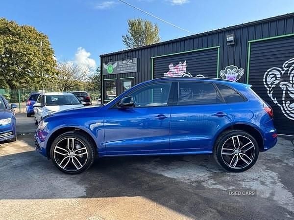 Used Audi Q5 S-line plus 150 HP (110 kW) 2017 Blue SUV