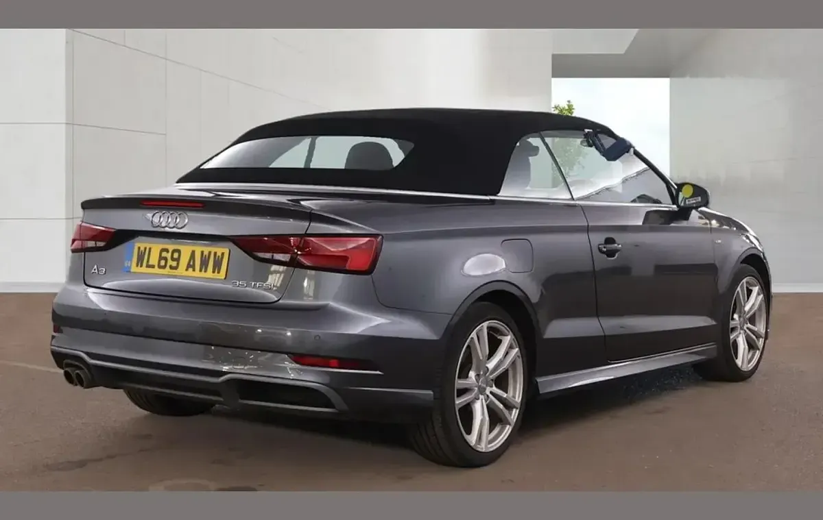 Used Audi A3 Cabriolet S-Line 147 HP (108 kW) 2020 Grey Cabriolet