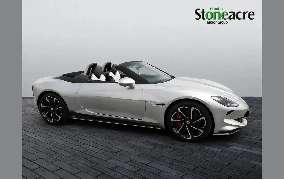 New MG Cyberster 369 kW (502 HP) 2026 Silver Cabriolet