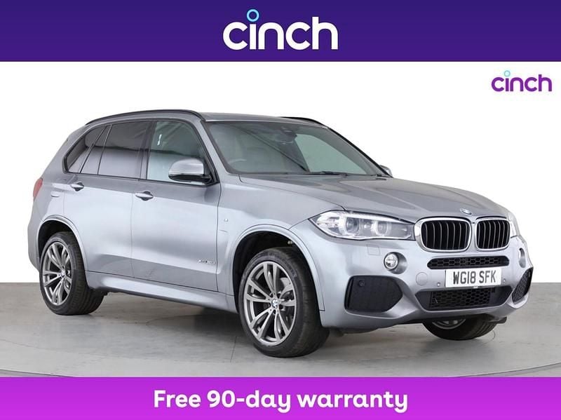 Grey Used 2018 BMW X5 M Sport SUV | £23,449 (Good price) - Image 1/3