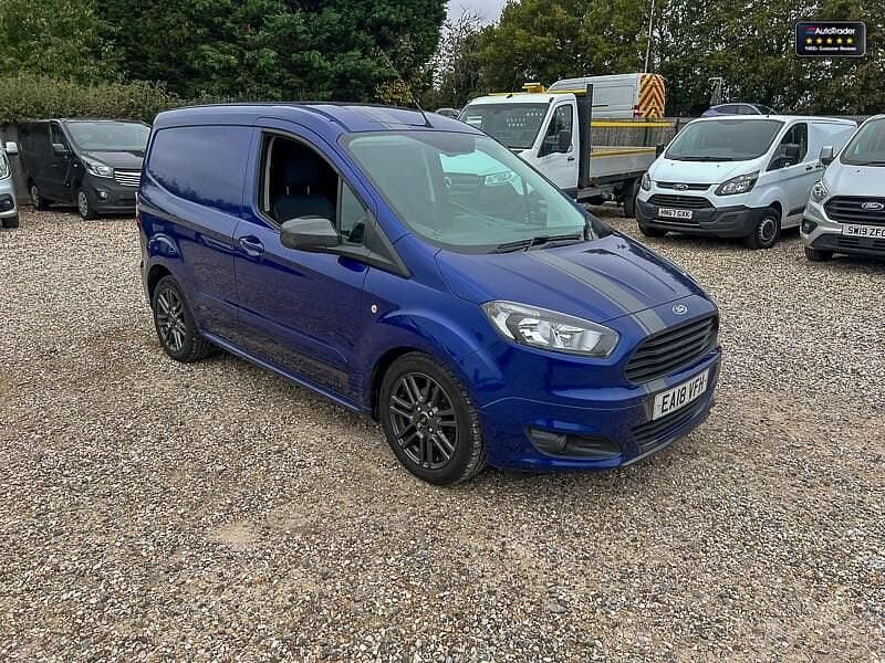 Used Ford Transit Sport 95 HP (69 kW) 2018 Blue Van