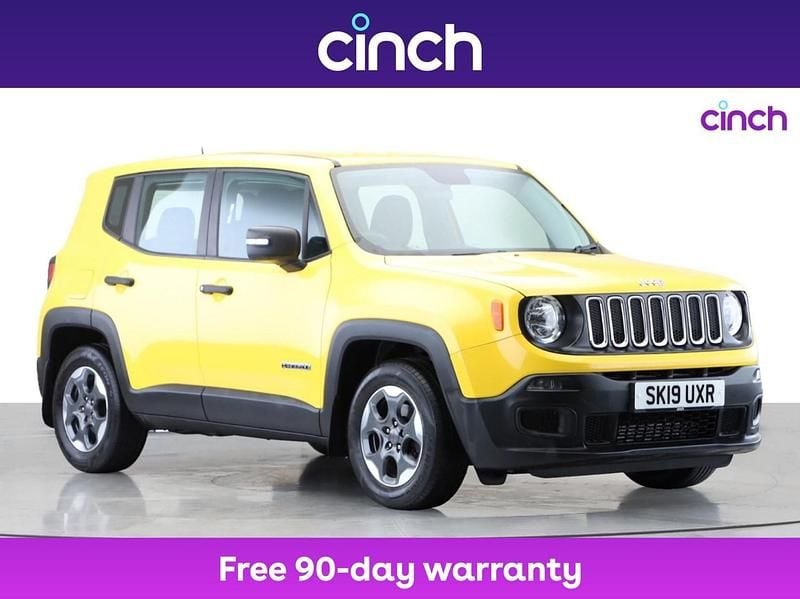Yellow Used 2019 Jeep Renegade Sport SUV | £10,349 (Fair price) - Image 1/3