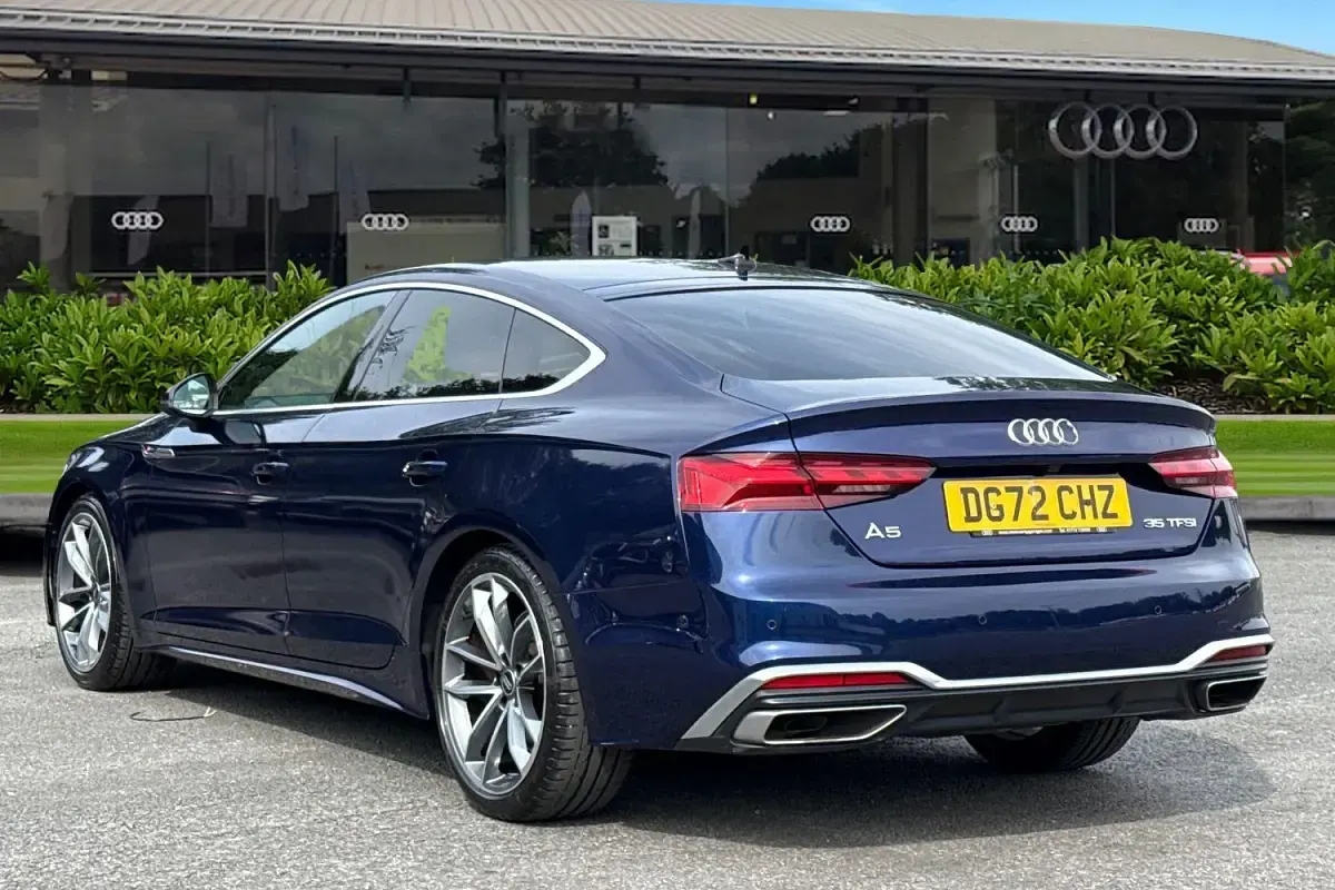 Used Audi A5 S-Line 150 HP (110 kW) 2022 Blue Coupe