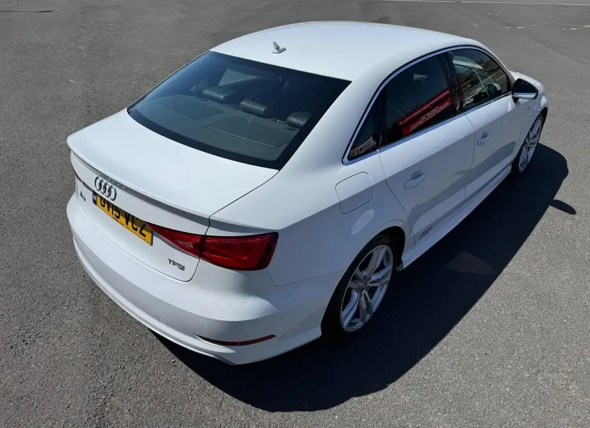 Used Audi A3 S-Line 2015 White Sedan