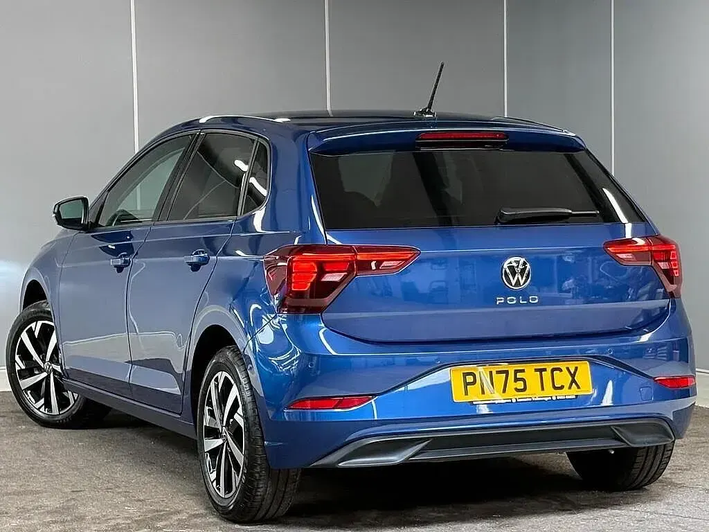 Used VW Polo Match 95 HP (69 kW) 2025 Blue Hatchback
