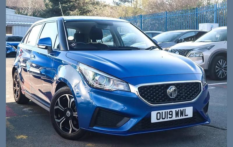 Used MG MG3 Excite 106 HP (77 kW) 2019 Blue Hatchback