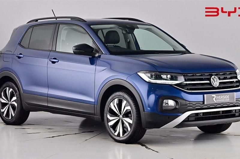 Blue Used 2023 VW T-Cross Black Edition SUV | £17,190 (Fair price) - Image 1/4