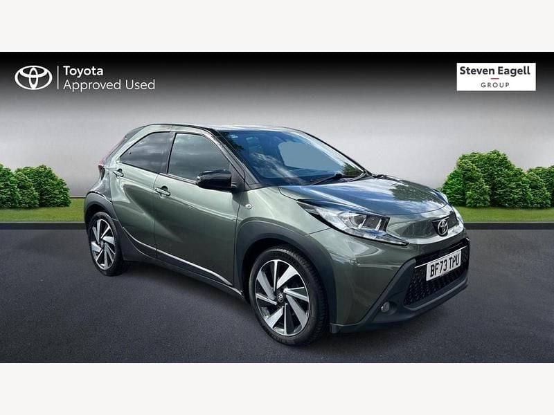 Green Used 2023 Toyota Aygo Hatchback | £11,908 (Fair price) - Image 1/3