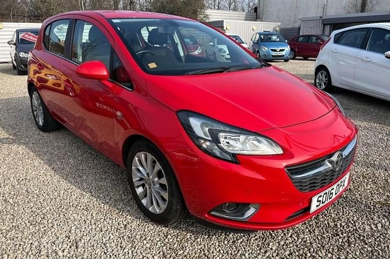 Used Vauxhall Corsa 90 HP (66 kW) 2016 Red Hatchback