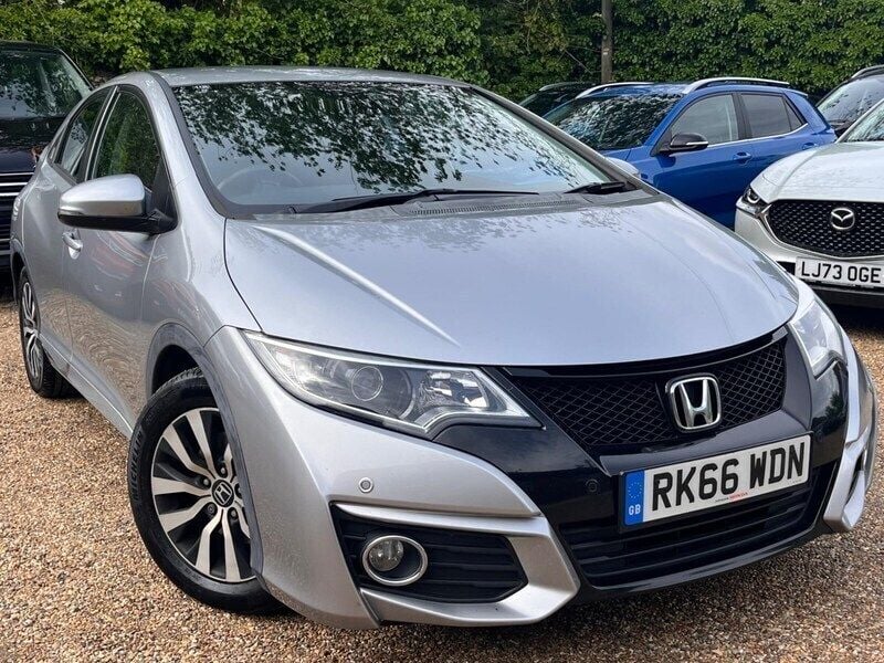 Silver Used 2016 Honda Civic SE Plus Hatchback | £6,990 (Fair price) - Image 1/4