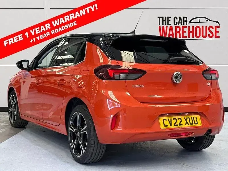 Used Vauxhall Corsa Edition 99 HP (72 kW) 2022 Orange Hatchback