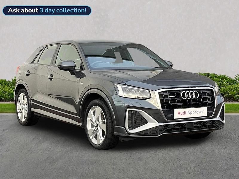 Grey Used 2021 Audi Q2 S-Line SUV | £23,603 (A bit pricey) - Image 1/4
