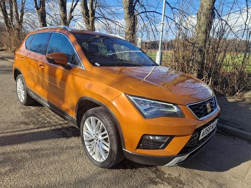 Orange Used 2018 Seat Ateca XCELLENCE SUV | £7,295 (Good price) - Image 1/4