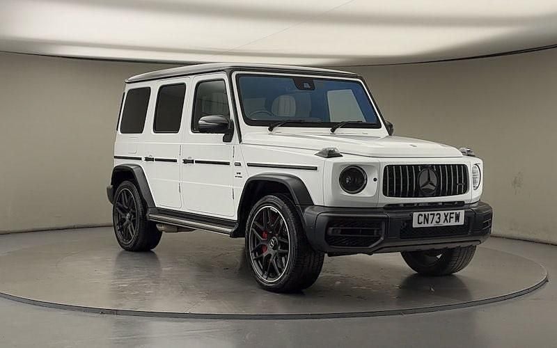 Used Mercedes G63 AMG AMG 585 HP (430 kW) 2023 G manufaktur opalite white magno SUV