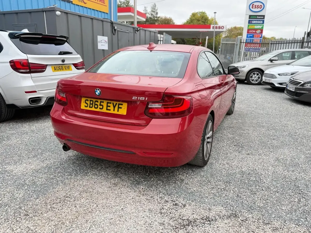 Używany BMW 218 Sport Line 2015 Czerwony Coupe
