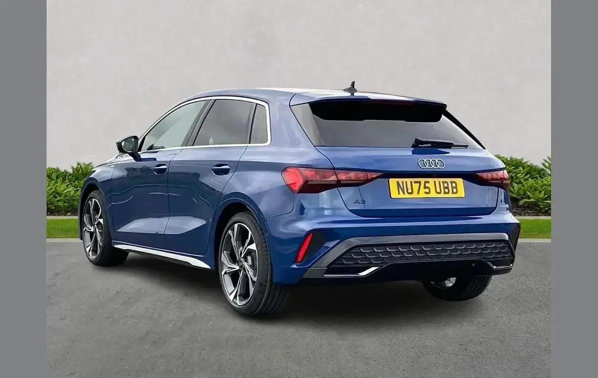 Used Audi A3 S-Line 147 HP (108 kW) 2025 Blue Hatchback