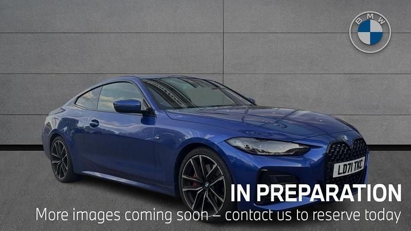 Blue Used 2021 BMW 420 M Sport Coupe | £27,911 (A bit pricey) - Image 1/4