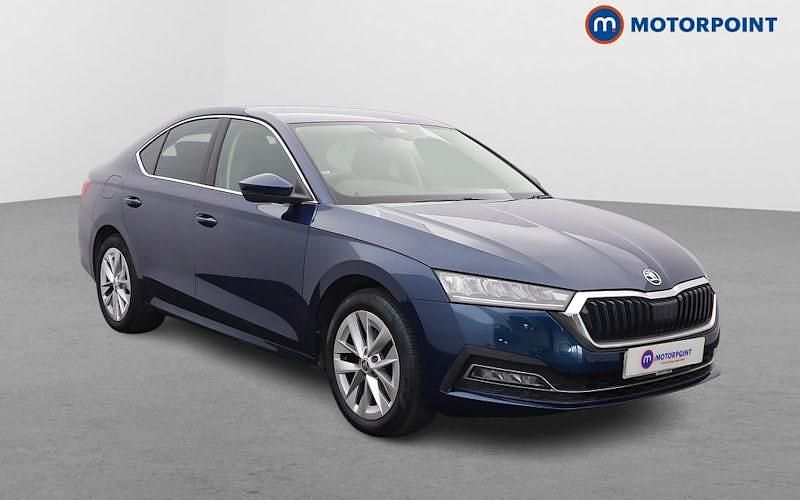 Used Skoda Octavia SE L 150 HP (110 kW) 2023 Blue Hatchback