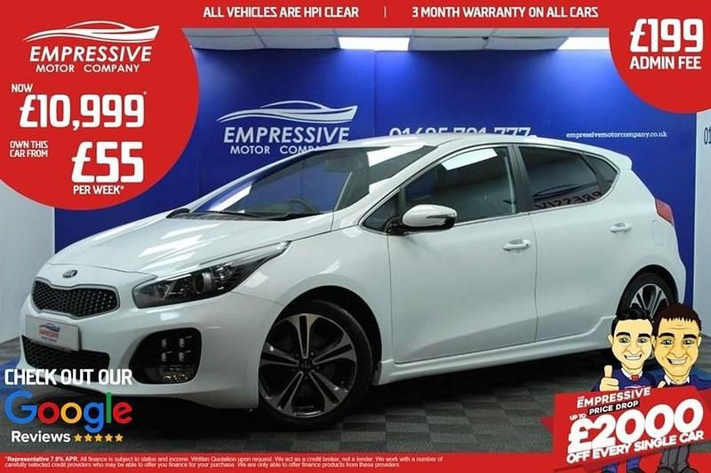 White Used 2018 Kia Ceed GT-Line Hatchback | £10,999 (Fair price) - Image 1/1