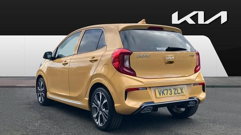 Used Kia Picanto GT-Line 67 HP (49 kW) 2023 Yellow Hatchback