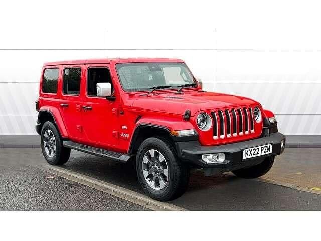 Red Used 2022 Jeep Wrangler Overland SUV | £35,821 (Super price) - Image 1/4