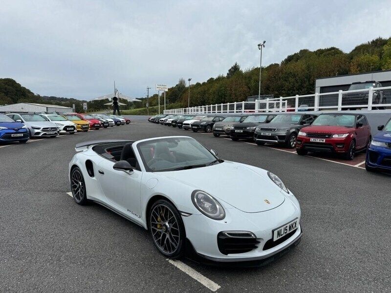 White Used 2015 Porsche 911 Turbo S Cabriolet Cabriolet | £77,500 - Image 1/3