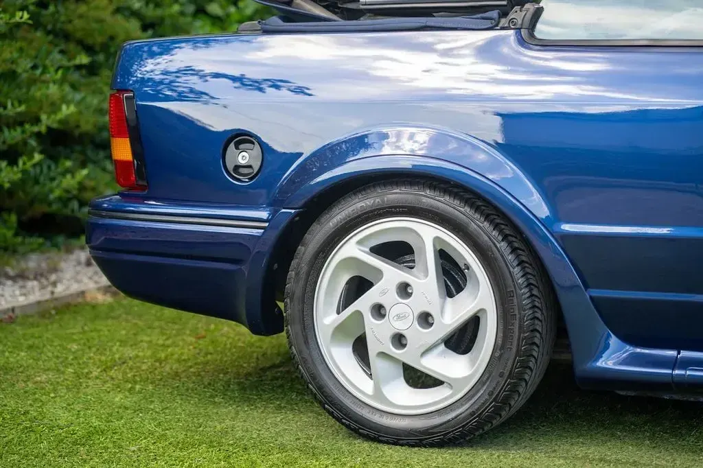 Used Ford Escort Cabriolet Convertible 1990 Blue Cabriolet