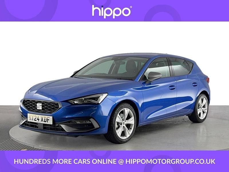 Blue Used 2024 Seat Leon FR Hatchback | £19,280 (Fair price) - Image 1/4