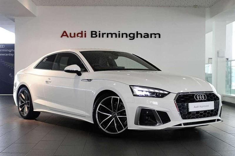 Ibis white Used 2021 Audi A5 S-Line Coupe | £23,950 (Fair price) - Image 1/4