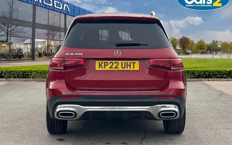 Used Mercedes GLB200 AMG line 163 HP (119 kW) 2022 Red SUV