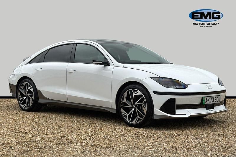 White Used 2024 Hyundai Ioniq 6 Ultimate Sedan | £28,195 (Fair price) - Image 1/3