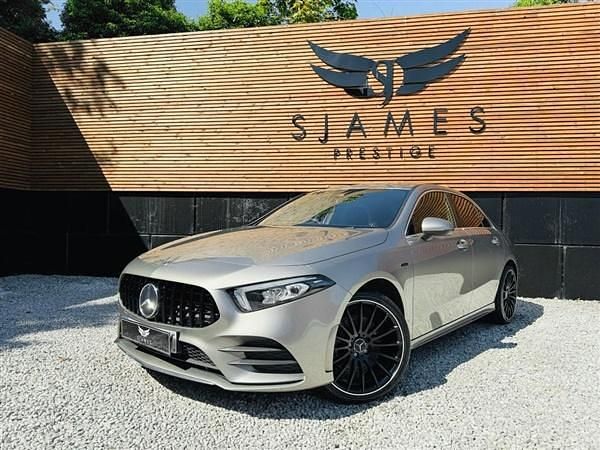 Silver Used 2019 Mercedes A180 AMG line Sedan | £16,990 (Fair price) - Image 1/4