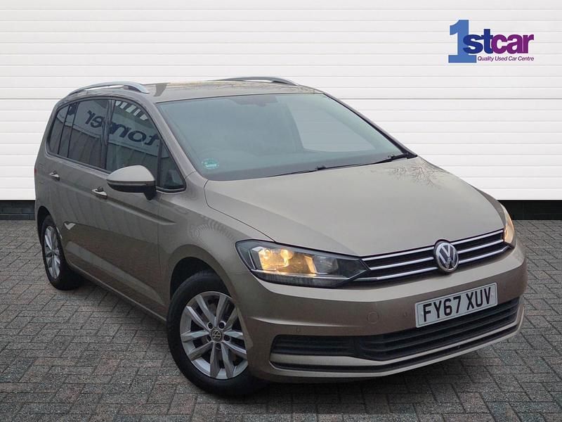 Beige Used 2017 VW Touran SE MPV | £10,289 (Fair price) - Image 1/4