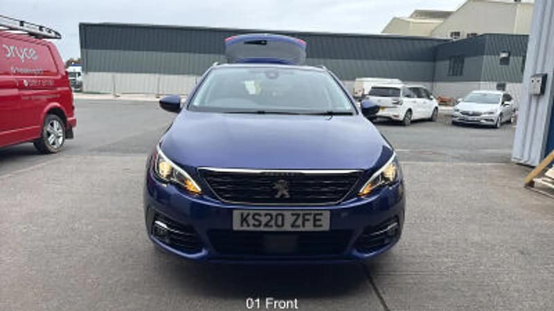 Used Peugeot 308 SW 131 HP (96 kW) 2020 Blue Estate