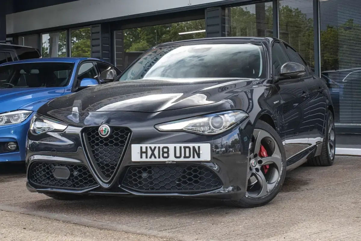 Used Alfa Romeo Giulia Saloon Veloce 280 HP (205 kW) 2018 Black Sedan