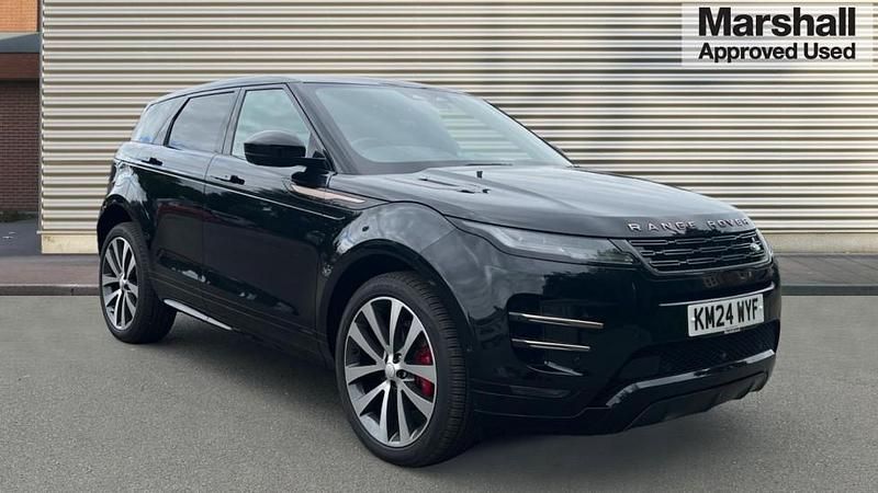 Santorini black metallic Used 2024 Land Rover Range Rover evoque Autobiography Hatchback | £42,553 (Expensive) - Image 1/1