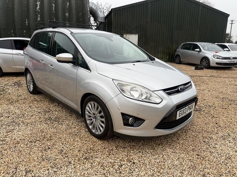 Used Ford Grand C-Max Titanium 115 HP (84 kW) 2013 Silver MPV