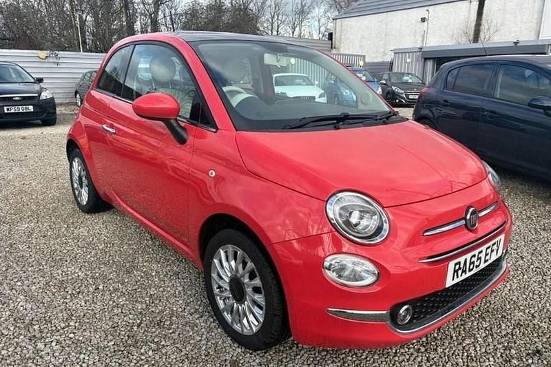 Used Fiat 500 Lounge 69 HP (50 kW) 2016 Pink Hatchback
