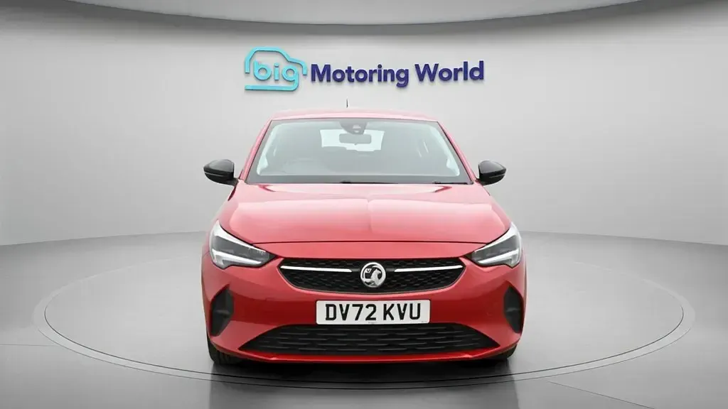 Used Vauxhall Corsa Design Edition 75 HP (55 kW) 2022 Red Hatchback